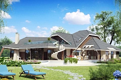 Изысканная резиденции с прекрасно продуманным интерьером.