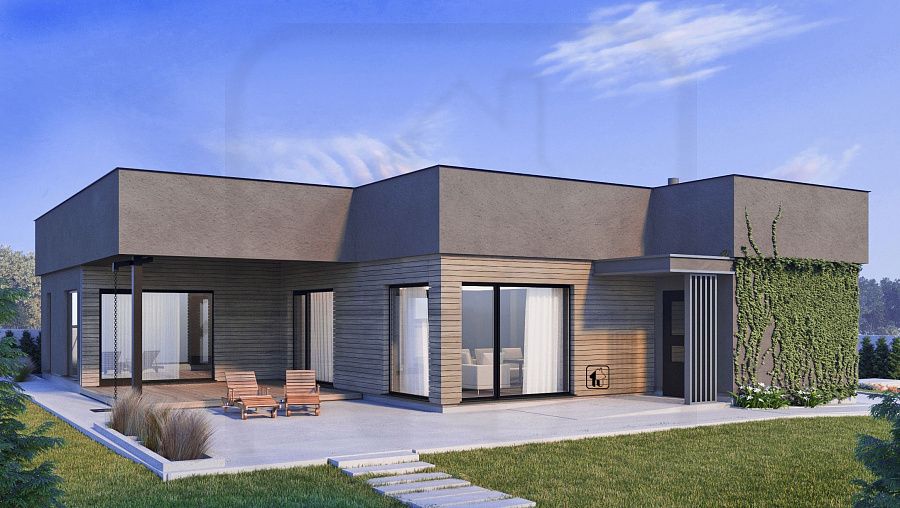 Жилой дом с уютной террасой в Ратомке