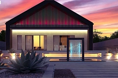 Современный одноэтажный дом с грамотной удобной планировкой