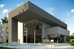 Комфортный современный двухэтажный особняк с сауной на втором этаже