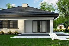 Проект компактного и функционального одноэтажного дома