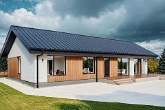 Дом с просторной гостиной и 2ым светом.