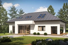 Версия проекта Z85 с современным оформлением фасадов.