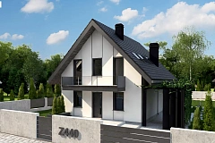 Проект компактного уютного дома со вторым светом