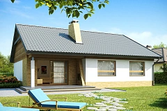 Выгодный небольшой одноэтажный дом с тремя спальнями.