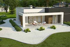 Увеличенная версия проекта Zx105 с гардеробными в каждой спальне.