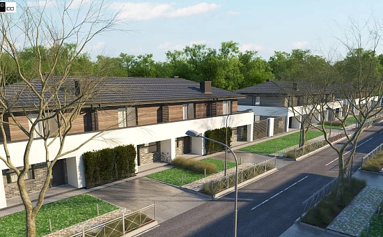 Двухэтажный комфортный дом для двух семей