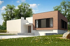 Современный дом минималистичного дизайна с подвалом