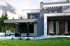 Проект просторного и комфортного дома в стиле кубизм