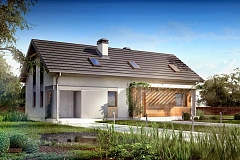 Функциональный удобный двухквартирный дом с отдельными входами в каждую из них.