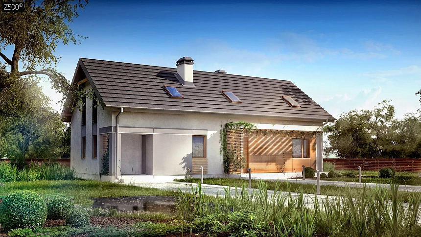 Функциональный удобный двухквартирный дом с отдельными входами в каждую из них.