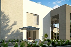 Комфортный современный двухэтажный особняк с сауной на втором этаже