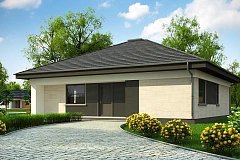 Проект компактного и функционального одноэтажного дома