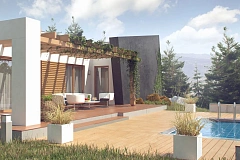 Функциональный одноэтажный дом исключительного современного дизайна.