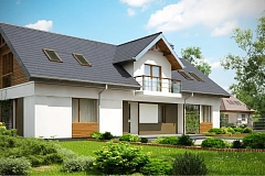 Практичный двухквартирный дом с общими входом и техническим помещением.