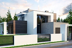 Проект просторного и комфортного дома в стиле кубизм