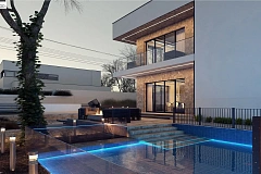 Современный дом для одной семьи простой формы