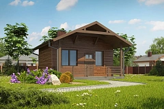 Проект компактной семейной бани