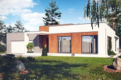 Комфортный современный дом со светлым и уютным интерьером.