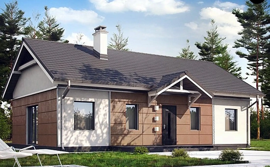 Вариант проекта дома Z241 адаптированного под сейсмику