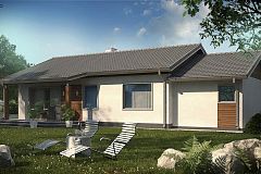 Проект Z7 с гаражом с левой стороны и измененной планировкой.