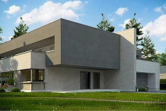 Комфортный современный двухэтажный особняк с сауной на втором этаже