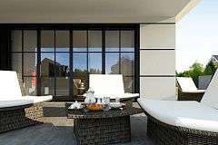 Вариант одноэтажного дома Z443 без гаража