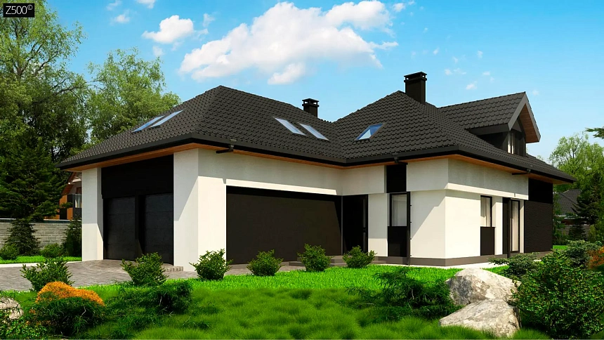 Комфортабельный мансардный дом