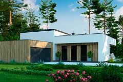 Вариант проекта Zx35 с гаражом на две машины