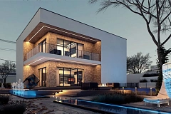 Увеличенная версия Zx82 с гаражом на одну машину.