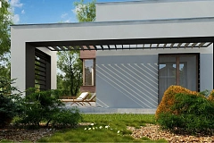 Современный дом минималистичного дизайна с подвалом