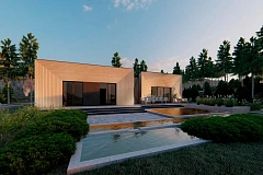 Cовременный проект дома Zx269