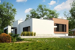 Современный дом минималистичного дизайна с подвалом