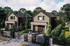 Подвариант мансардного дома Z431 для узкого участка