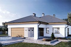 Одноэтажный дом с гаражом и 3мя спальнями.