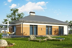 Классический вариант реализации фасадов на основе проекта Z208.