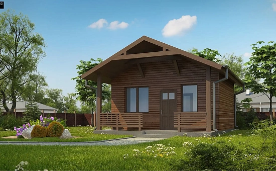 Проект компактной семейной бани