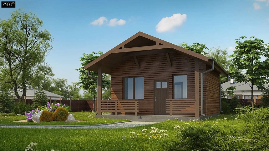 Проект компактной семейной бани