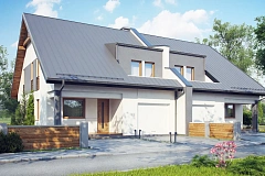 Проект домов близнецов для двух дружественных семей.