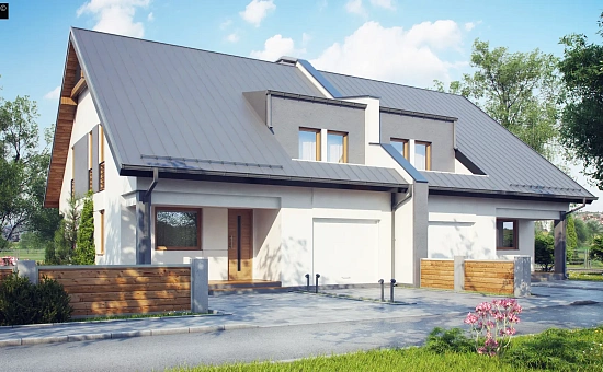 Проект домов близнецов для двух дружественных семей.