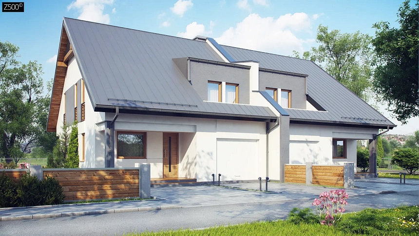 Проект домов близнецов для двух дружественных семей.