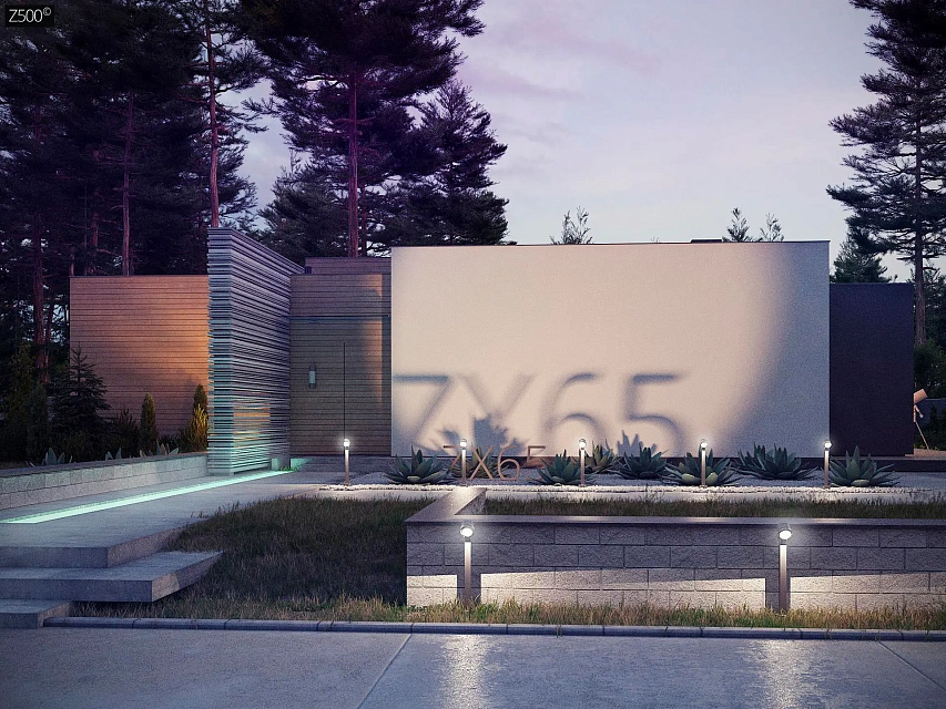 Вариант проекта Zx65 адаптированный под строительство в сейсмических районах