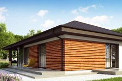 Проект комфортного и функционального одноэтажного дома.