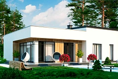 Вариант проекта Zx35 с гаражом на две машины