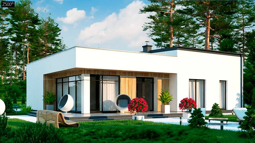 Вариант проекта Zx35 с гаражом на две машины