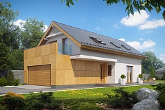 Практичный и уютный дом, идеально подходящий для вытянутого участка.