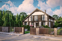 Комфортный мансардный дом со вторым светом