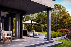 Проект современного двухэтажного дома