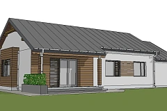 Вариант проекта Z93 с гаражом на одну машину