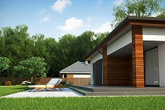 Удобный одноэтажный дом небольшой площади